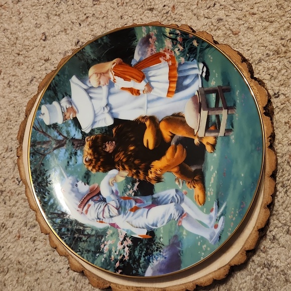 Royal Wickford Alice in Wonderland Lion and Unicorn Collector Plate George Terp - Picture 1 of 7